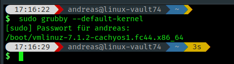 default kernel