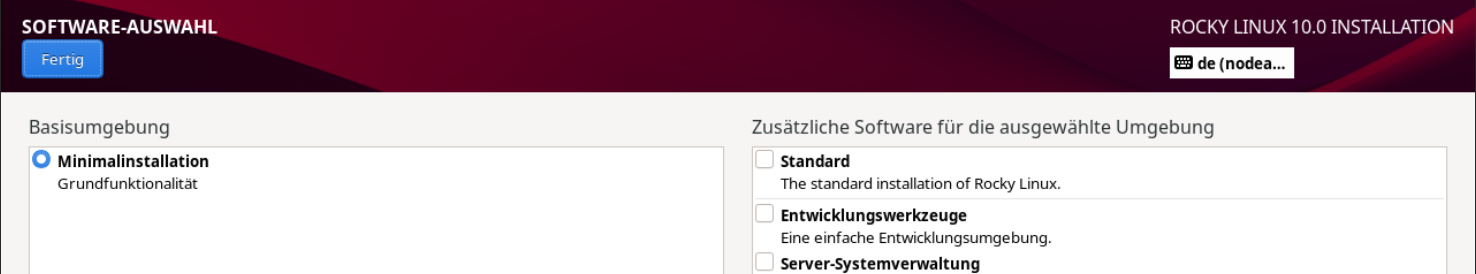 OS Install - Software