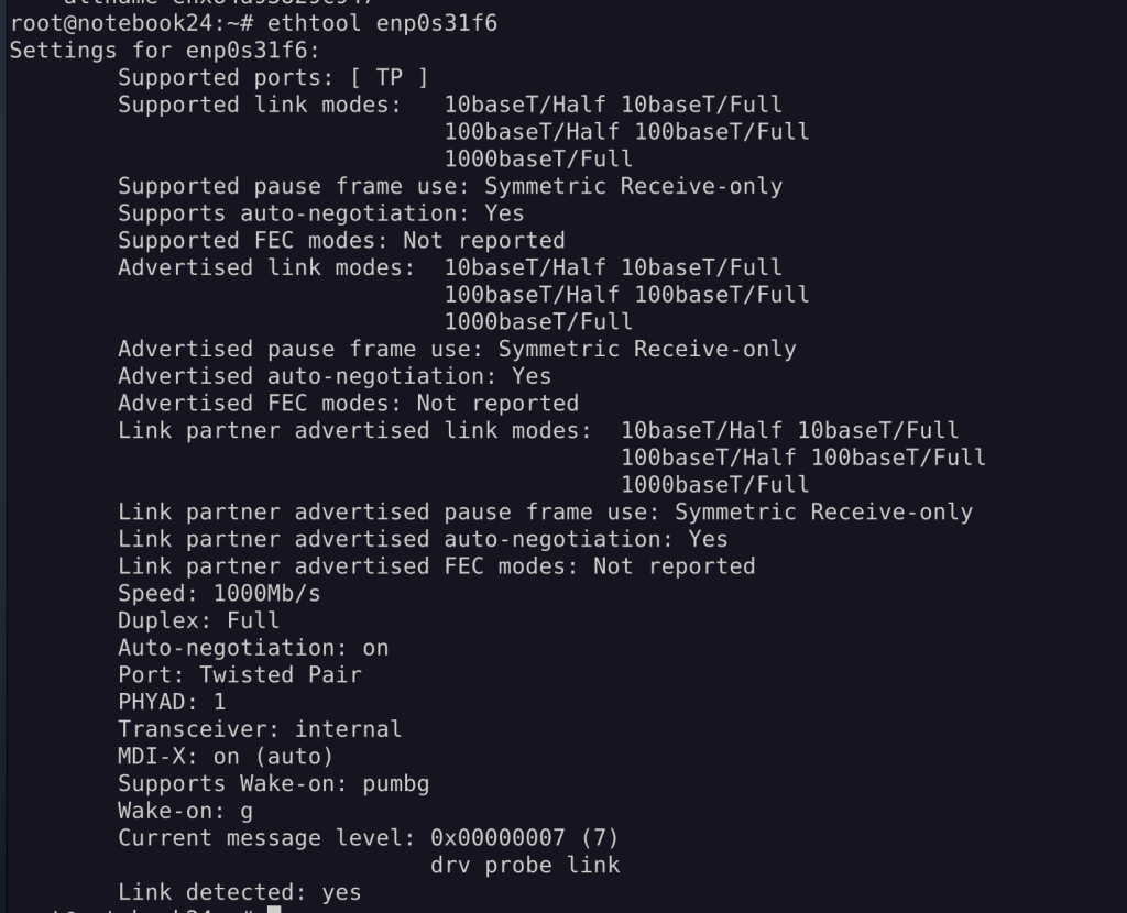 ethtool