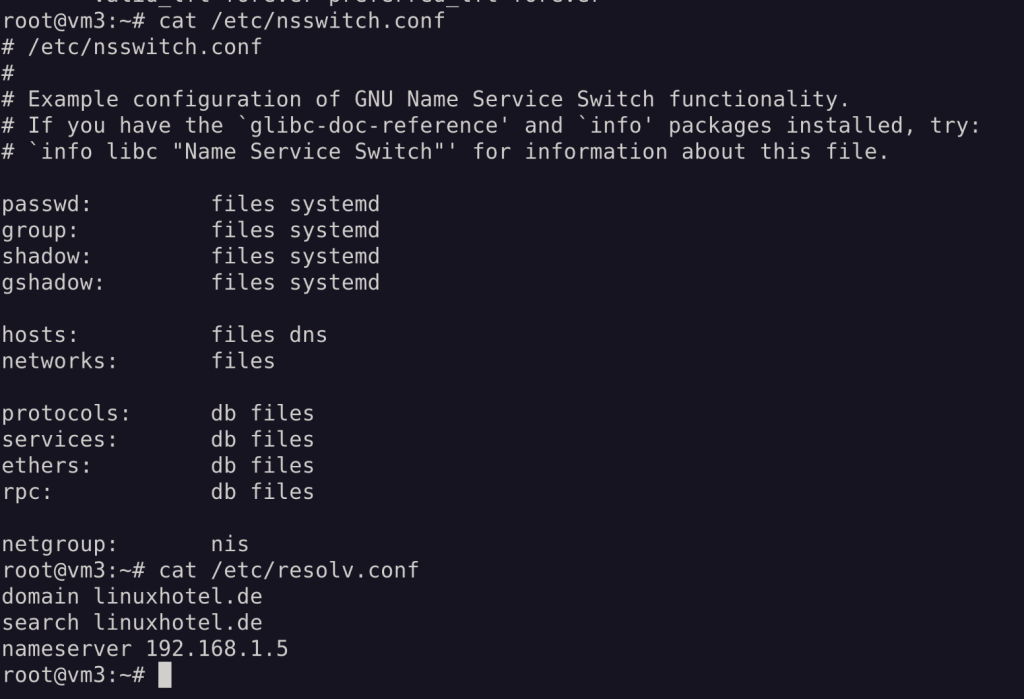 nsswitch.conf VM