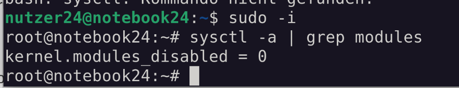 sysctl